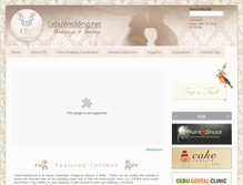 Tablet Screenshot of cebuwedding.net